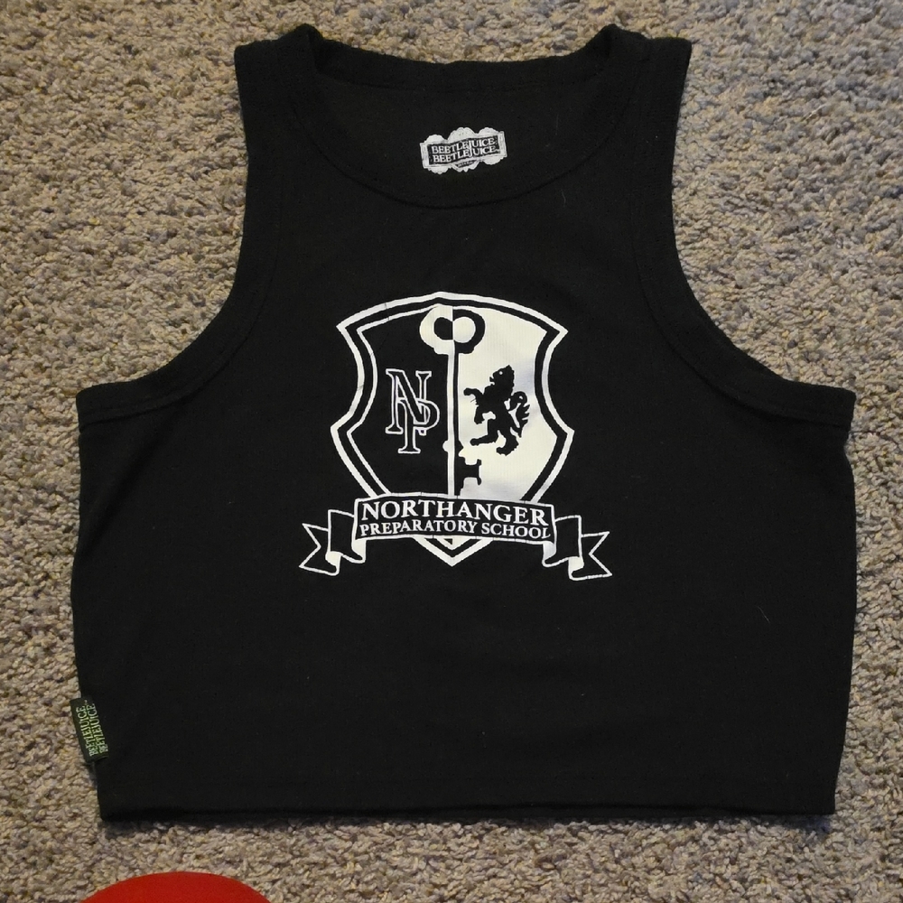 Black  Tank Crop Top